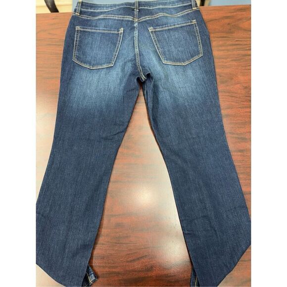 NWT Lauren Conrad Mid-Rise Skinny Stretch Dark Wash Denim Size 14 - Picture 3 of 9